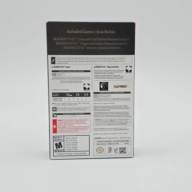 Resident Evil Generation Pack, Nintendo Switch 2 Game-Key Card Bundle