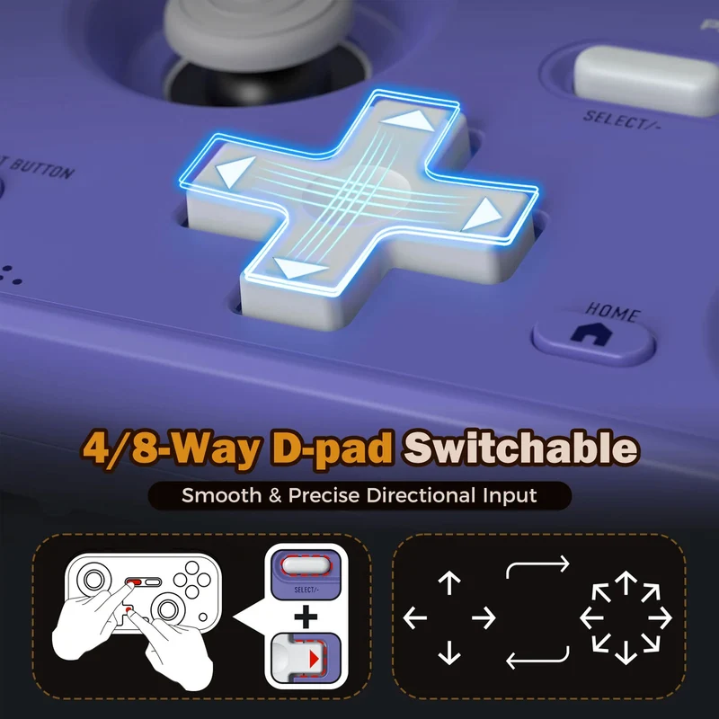 IINE Retro Pocket Game Controller for Nintendo Switch 2