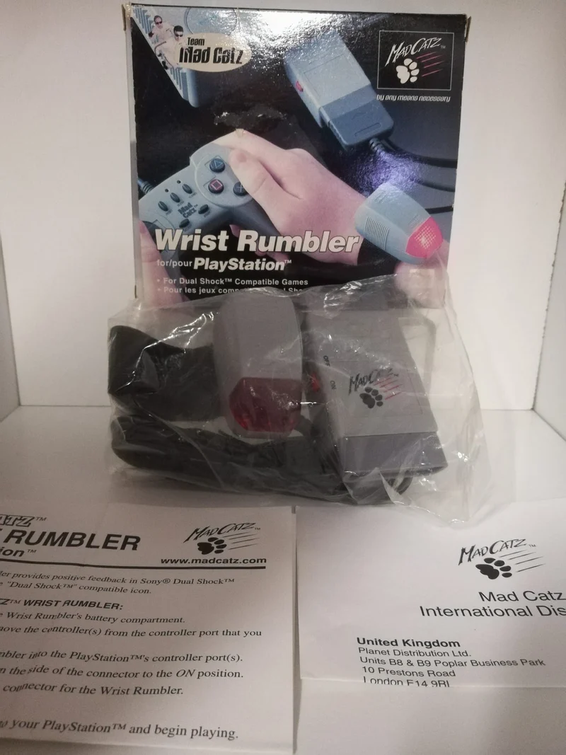 WRIST RUMBLER PER PLAYSTATION ONE (team mad catz)