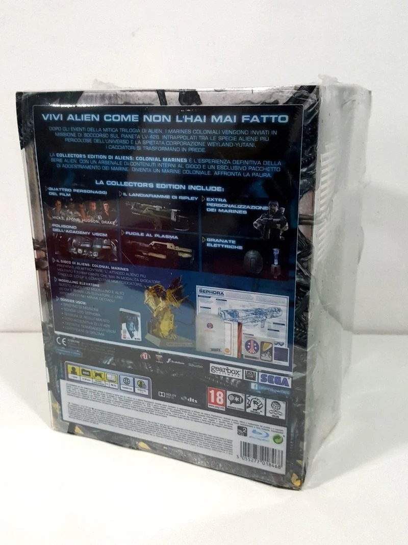ALIENS COLONIAL MARINS PS3 COLLECTOR EDITION(versione italiana)