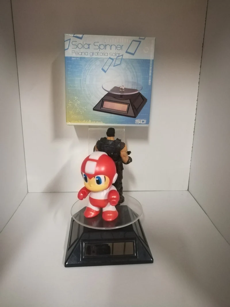 SOLAR SPINNER PER FIGURE Rotazione Base Solare, 10 x 10 cm