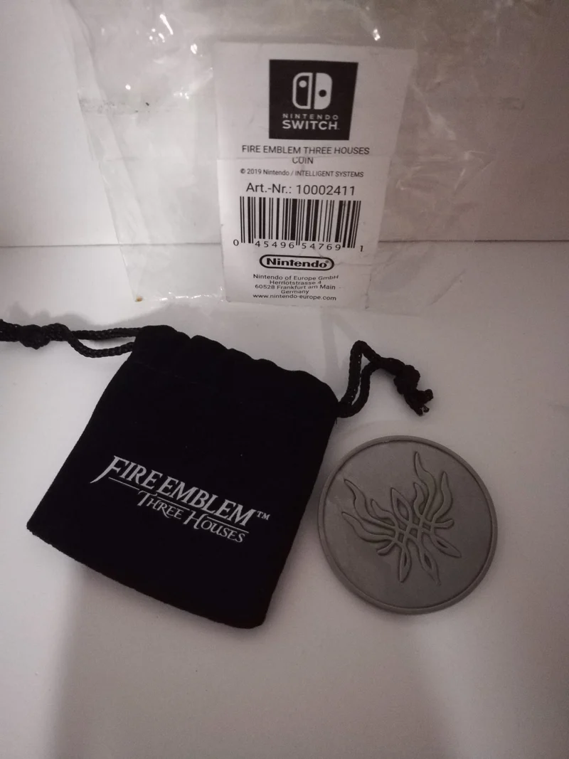 FIRE EMBLEM THREE HOUSES moneta da collezione nuova