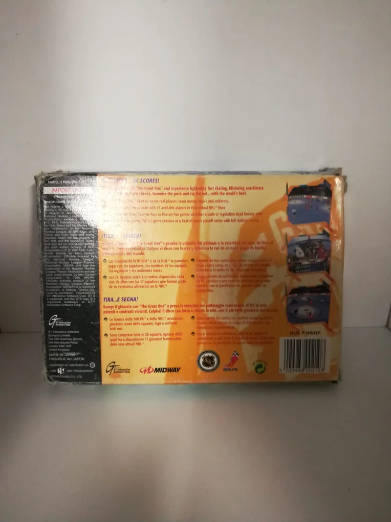 WAYNE GRETZY'S 3D HOCKEY NINTENDO 64