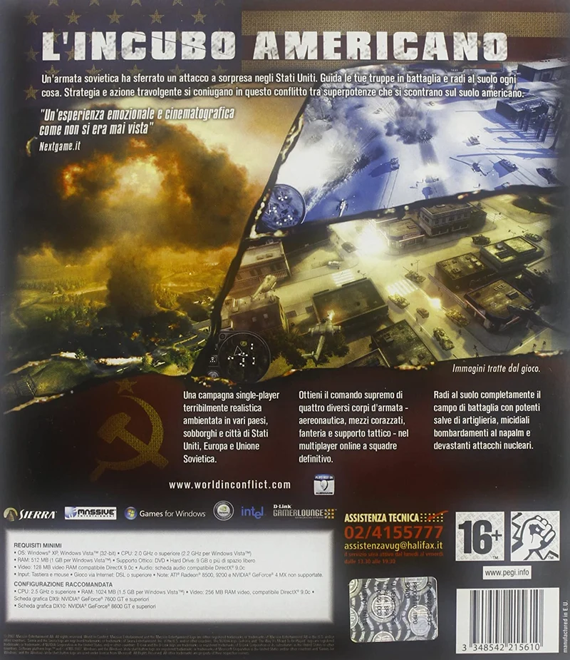 WORLD IN CONFLICT ELIT EDITION PC GAME (versione italiana)