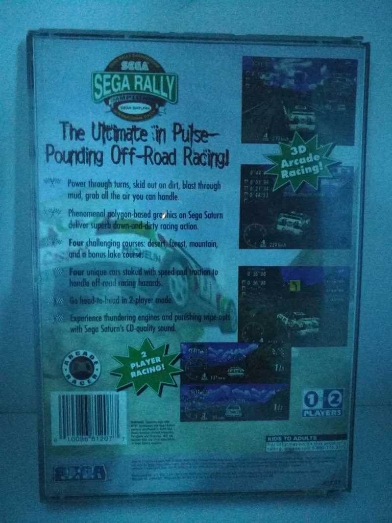 SEGA RALLY CHAMPIONSHIP SEGA SATURN (versione americana)(senza manuale)