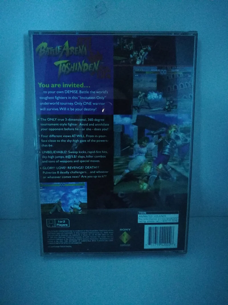 BATTLE ARENA TOSHINDEN PS1 (versione americana)(usato garantito)