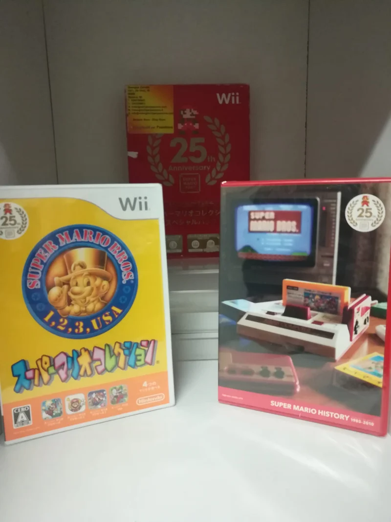 SUPER MARIO BROS 25 th ANNIVERSARY NINTENDO WII (versione japan)(usato garantito)