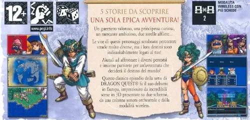 DRAGON QUEST LE CRONACHE DEI PRESCELTI NINTENDO DS (versione italiana)RARO