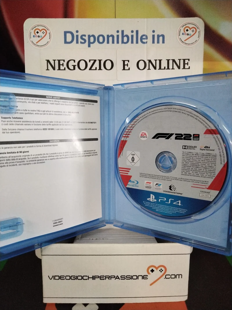 Formula 1 F1 2022 Playstation 4 (usato garantito)