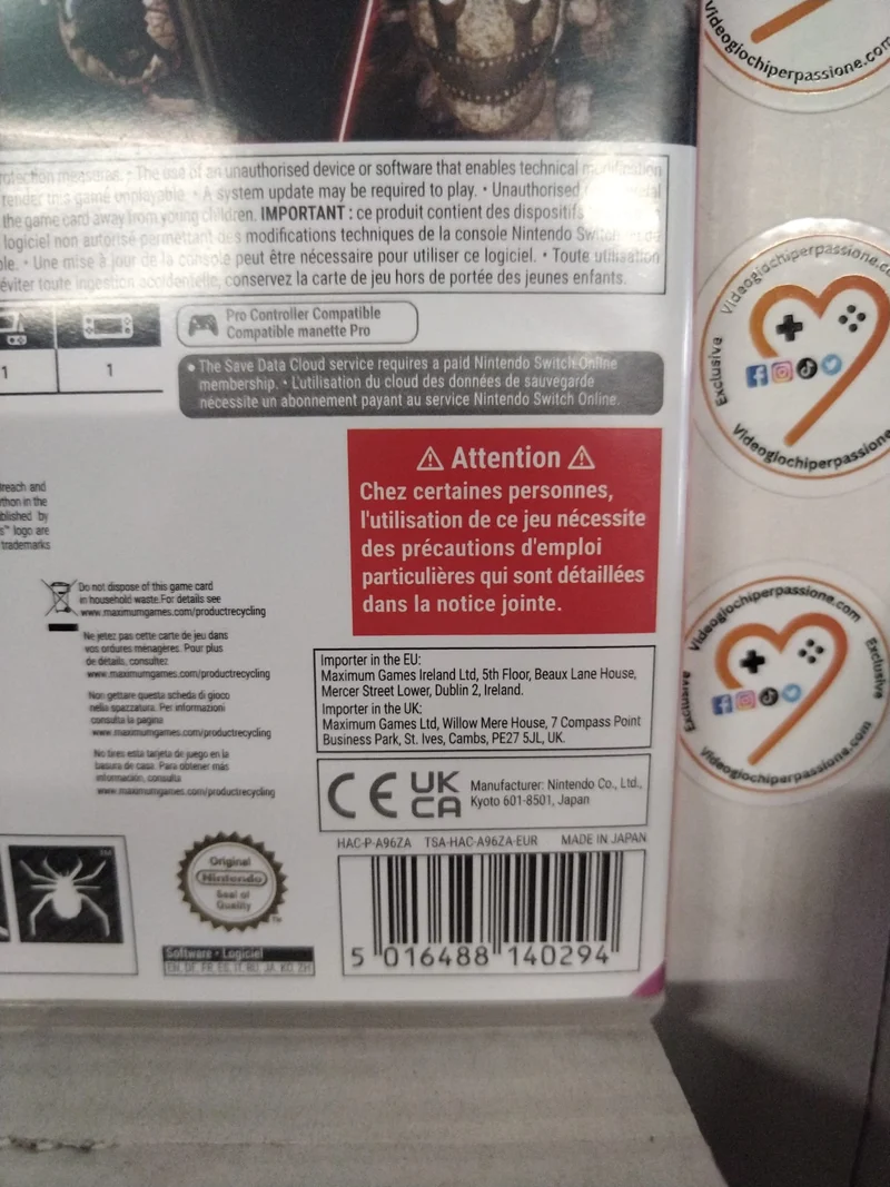 Five Nights At Freddy's: Security Breach Nintendo Switch (usato garantito)