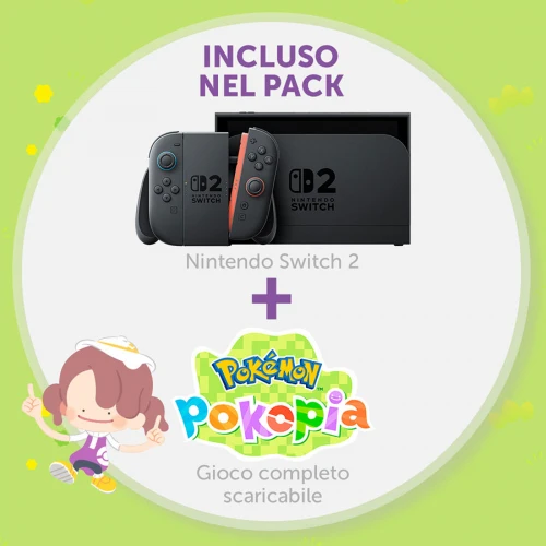 Console Nintendo Switch 2 con Pokemon Pokopia Garanzia 24 Mesi