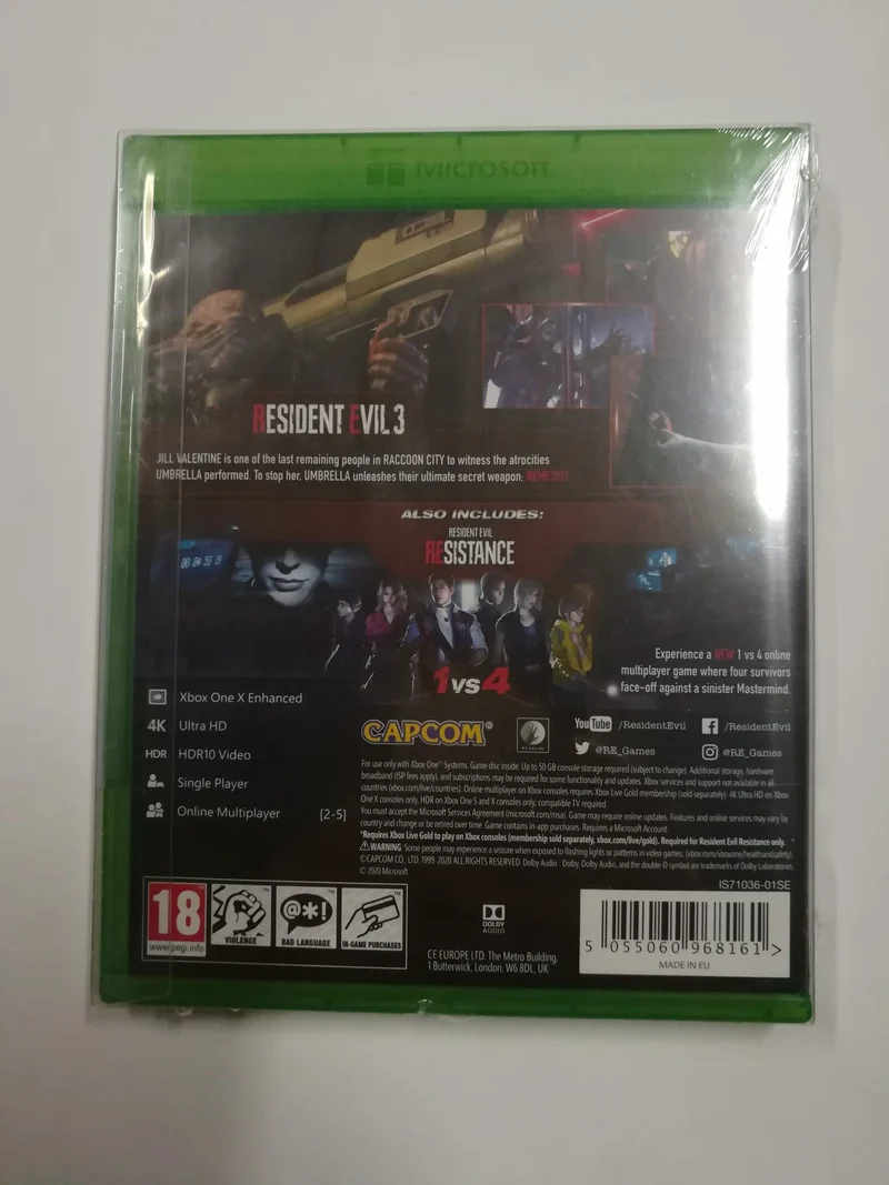 RESIDENT EVIL 3 XBOX ONE