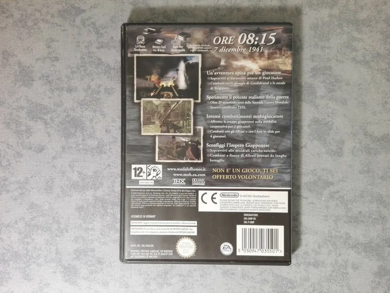 MEDAL OF HONOR RISING SUN NINTENDO GAME CUBE