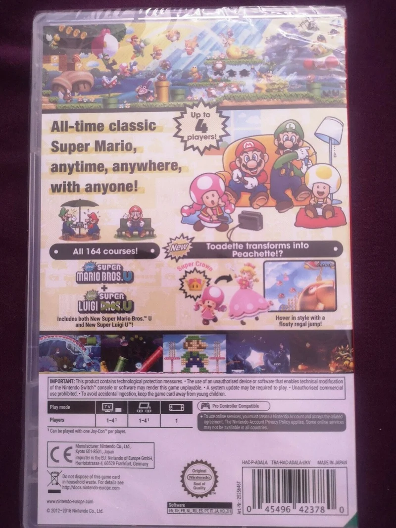 NEW SUPER MARIO BROS.U DELUXE NINTENDO SWITCH (versione inglese)