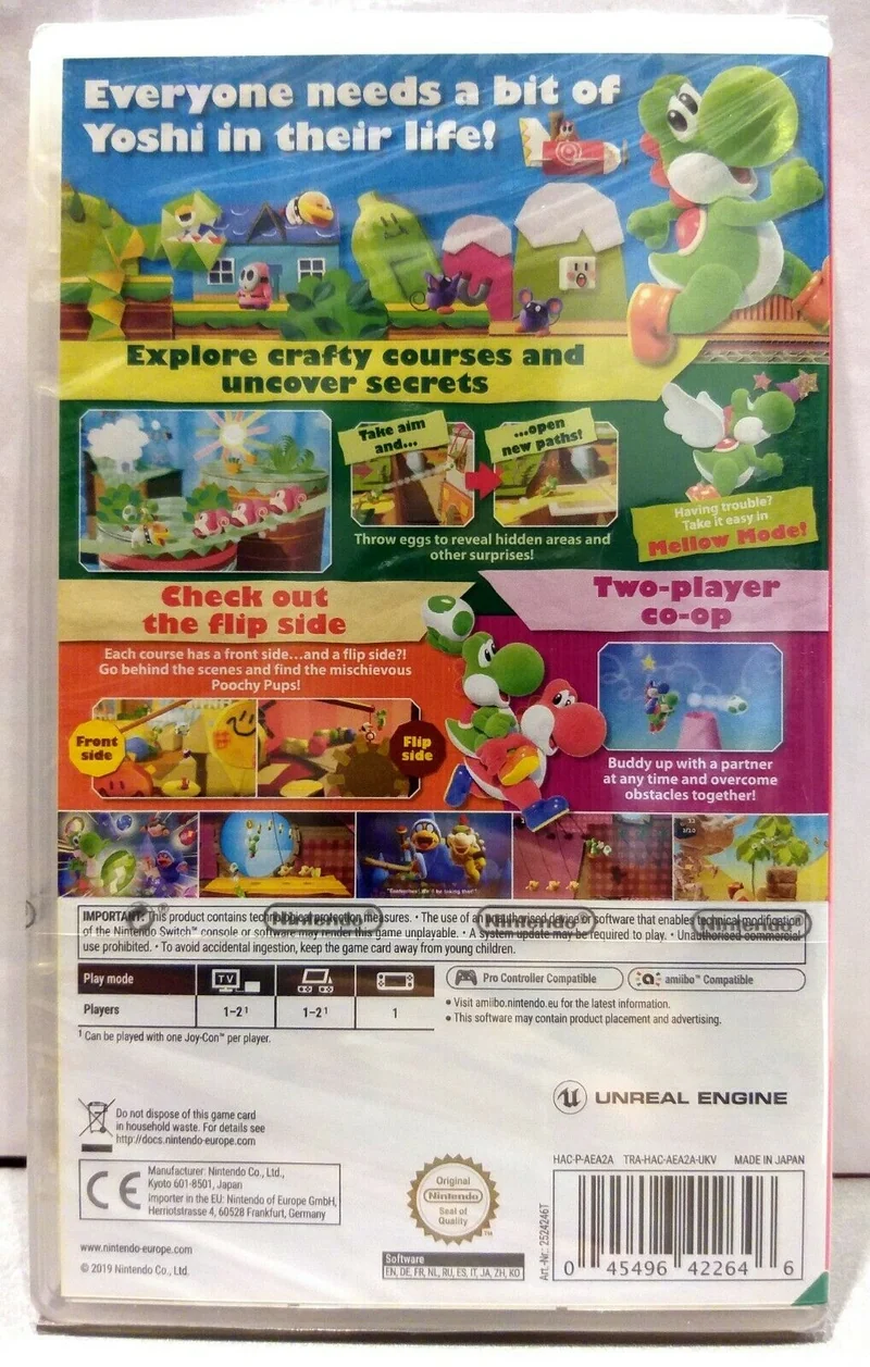 YOSHI'S CRAFTED WORLD NINTENDO SWITCH (versione inglese)
