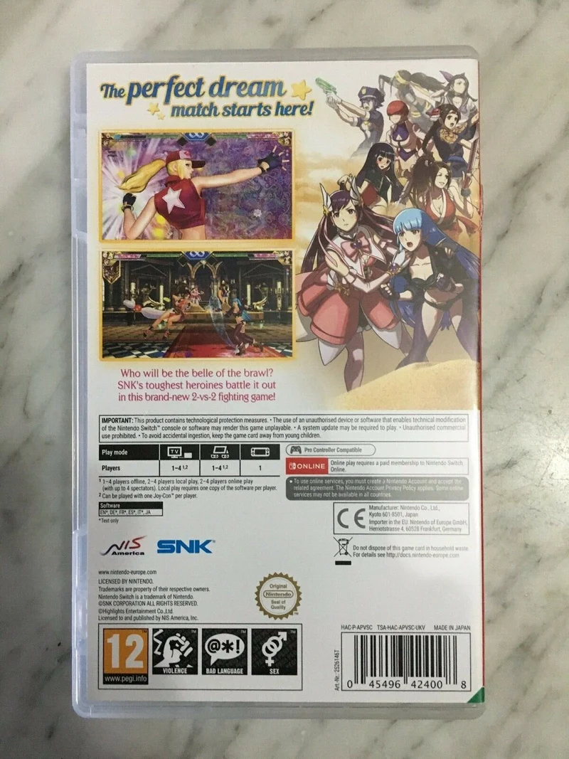 SNK HEROINES TAG TEAM FRENZY NINTENDO SWITCH (versione inglese)