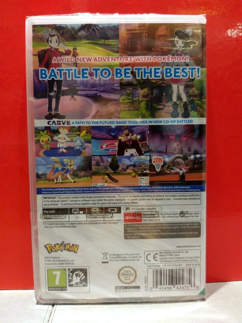 POKEMON SWORD NINTENDO SWITCH (versione inglese )