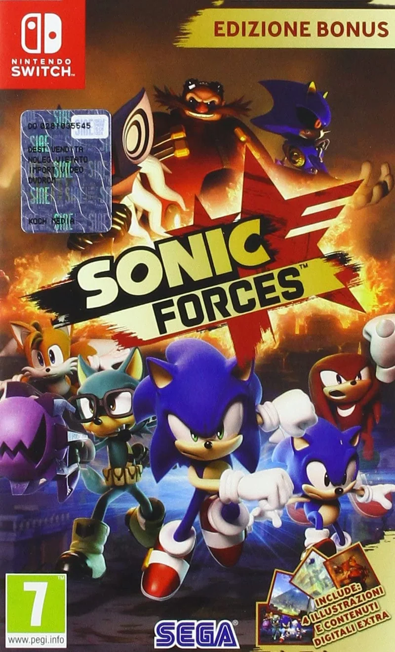 SONIC FORCES edizione bonus NINTENDO SWITCH (versione italiana)