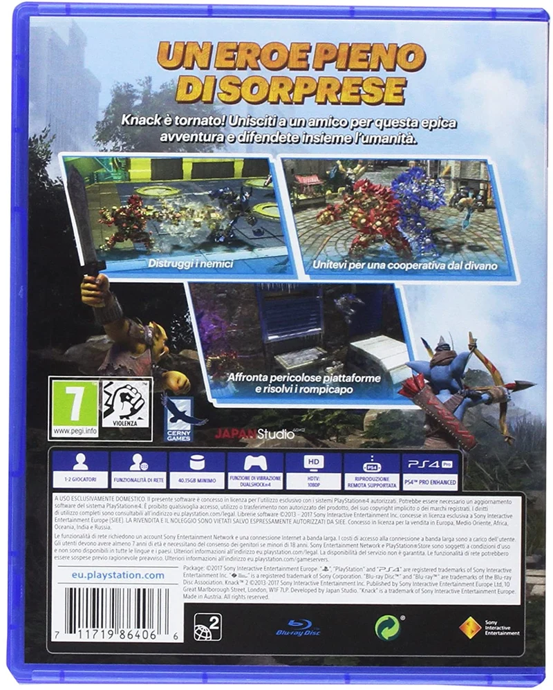 KNACK 2 PS4 (versione italiana)
