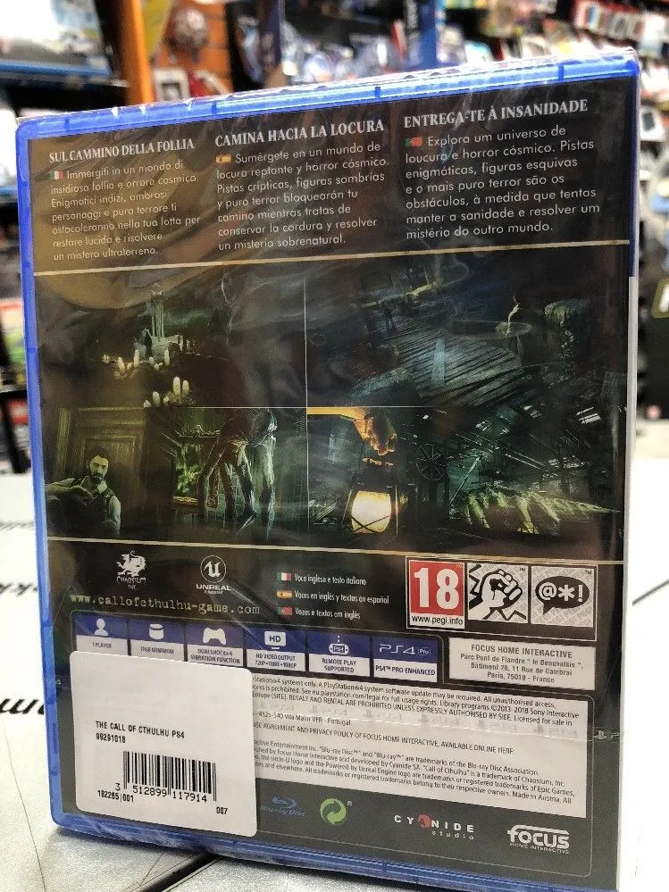 CALL OF CTHULHU PS4 (versione italiana)