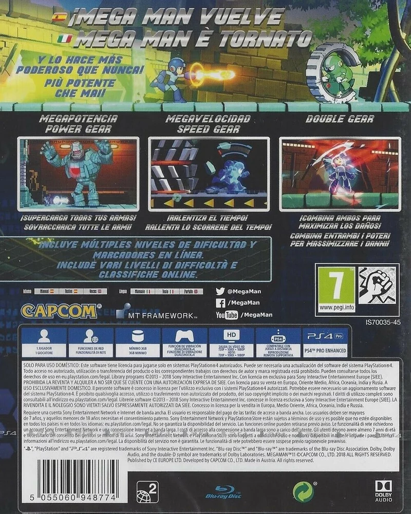 MEGAMAN 11 PS4 (versione italiana)