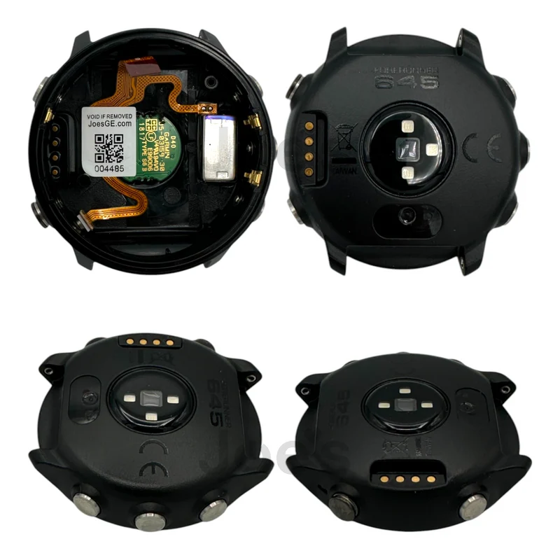 Garmin Forerunner 645 Music Main Housing Shell + HR Sensor Spare Replacement - Parts
