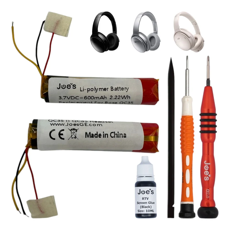 Bose Quietcomfort QC35 I QC35 II QC45 Battery Replacement 600mAh Upgraded Capacity - Parts