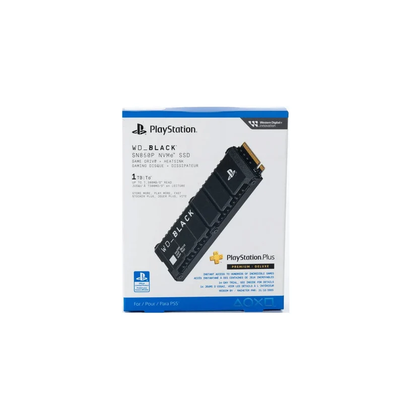 WD Black SN850P NVMe SSD With Heatsink for PS5 & PC (1TB/2TB/4TB/8TB)