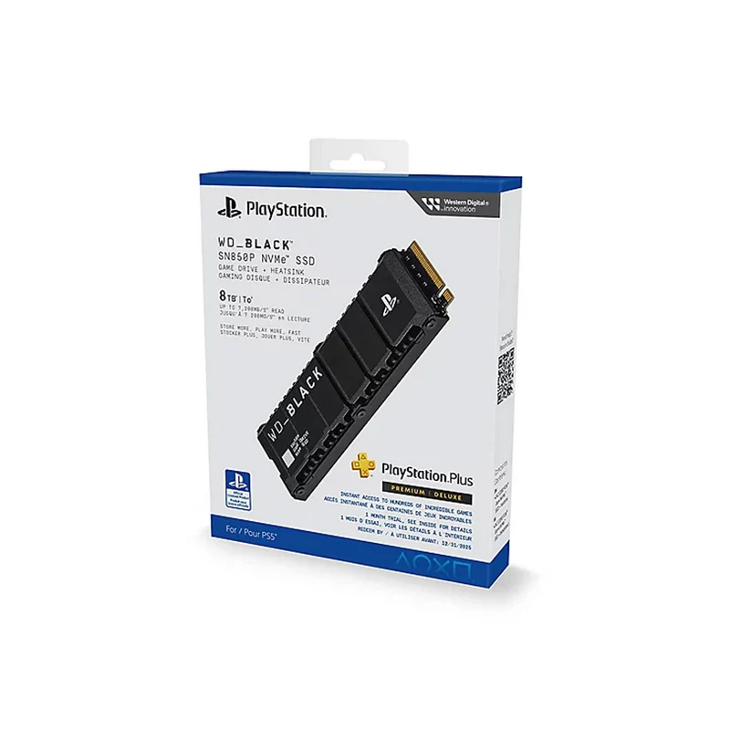 WD Black SN850P NVMe SSD With Heatsink for PS5 & PC (1TB/2TB/4TB/8TB)