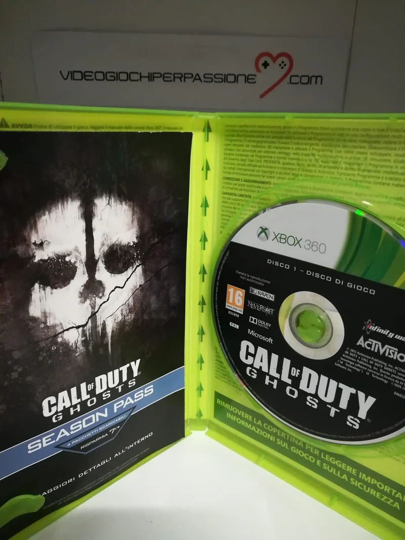 CALL OF DUTY GHOSTS XBOX 360 (usato garantito)(completamente in italiano)