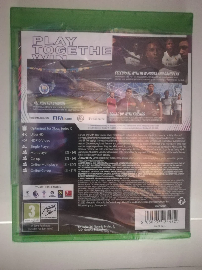 FIFA 21 XBOX ONE - XBOX SERIES X Edizione Regno Unito con Italiano
