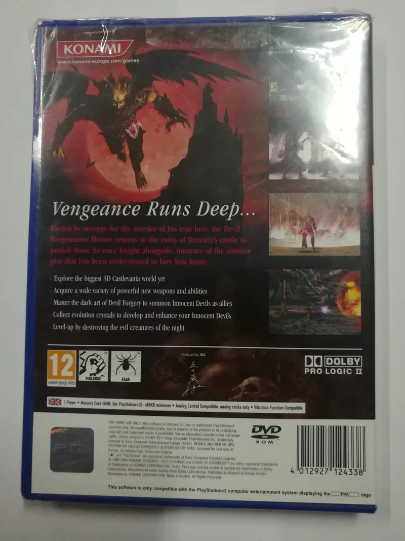 CASTLEVANIA CURSE OF DARKNESS PS2 (versione inglese)