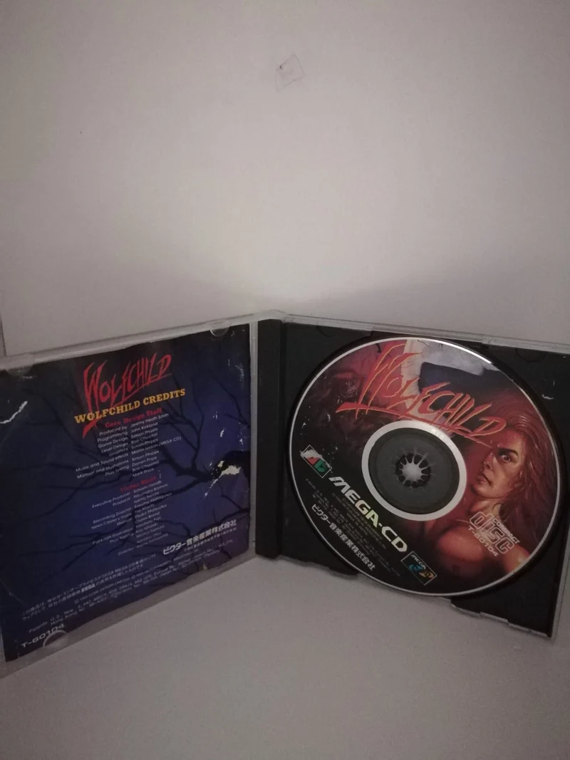 WOLFCHILD MEGA CD (versione japan)(manuale rovinato)