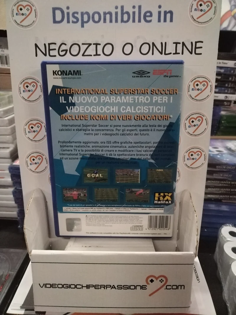 ISS INTERNATIONAL SUPERSTAR SOCCER PS2 (versione italiana )(usato garantito)