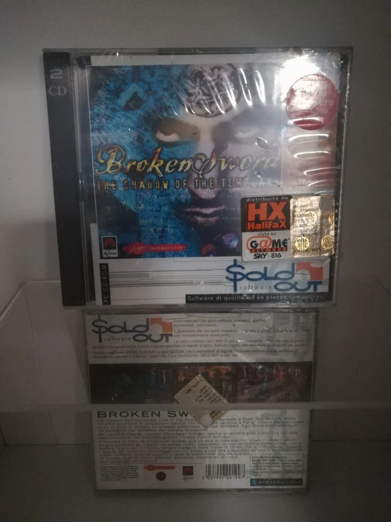 BROKEN SWORD THE SHADOW OF THE TEMPLARS PC (gioco completo)