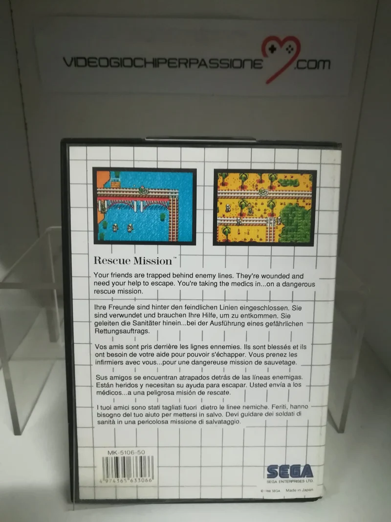 RESCUE MISSION MASTER SYSTEM SEGA (usato garantito)