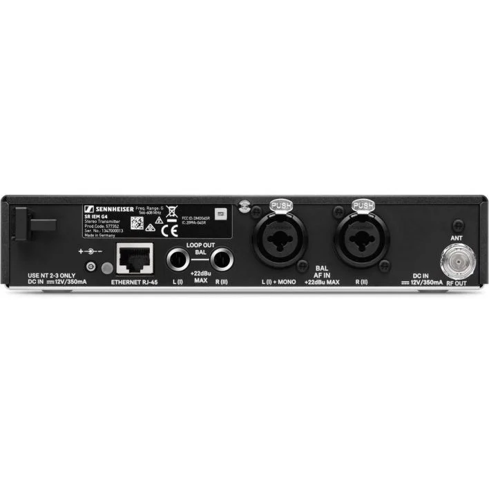 Sennheiser EW IEM G4-TWIN-B wireless in-ear set (transmitter + 2 receivers)