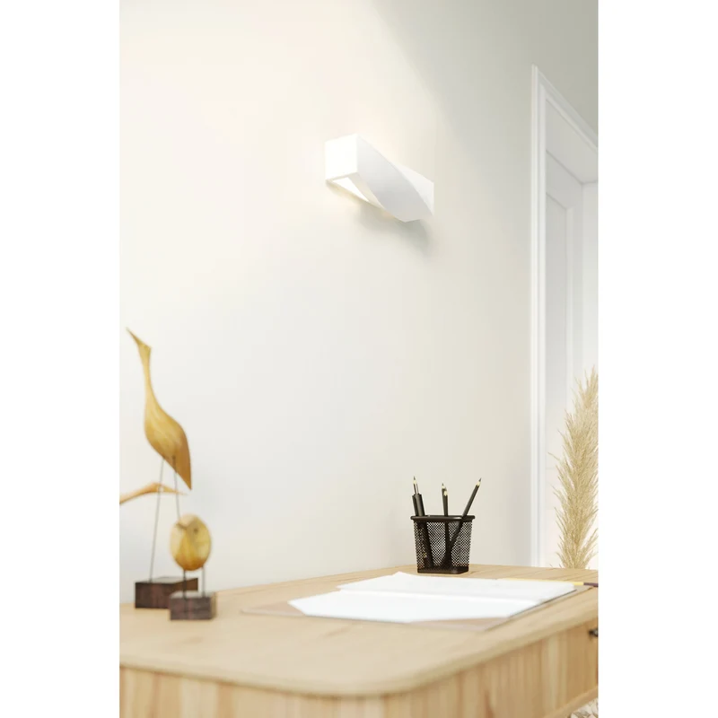 Luminaire wall lamp, Sollux SL.0229 Sigma Mini White, 60 W, E27