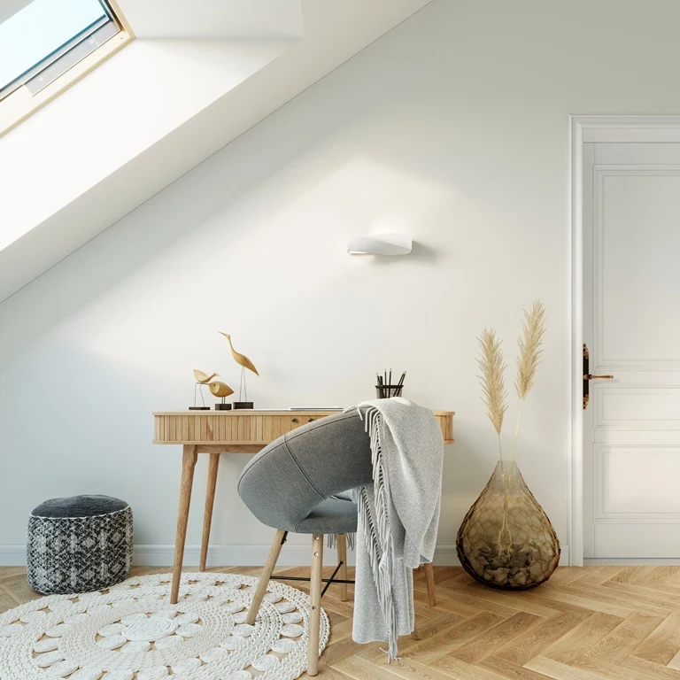 Luminaire wall lamp, Sollux SL.0229 Sigma Mini White, 60 W, E27