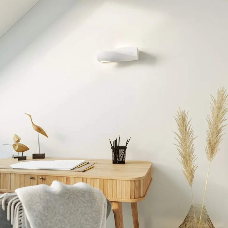 Luminaire wall lamp, Sollux SL.0229 Sigma Mini White, 60 W, E27