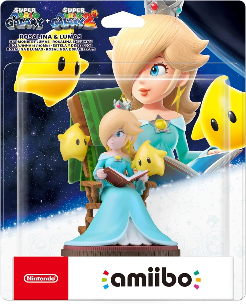 Amiibo Nintendo di Rosalinda e Sfavillotti (Super Mario Galaxy + Super Mario Galaxy 2)