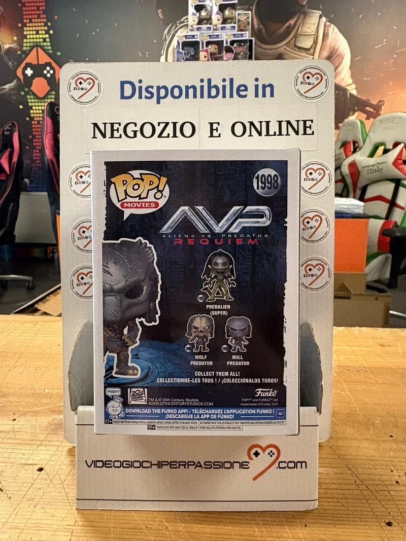 Funko POP! Movies: Aliens vs. Predator Requiem - Wolf Predator - chance-1998