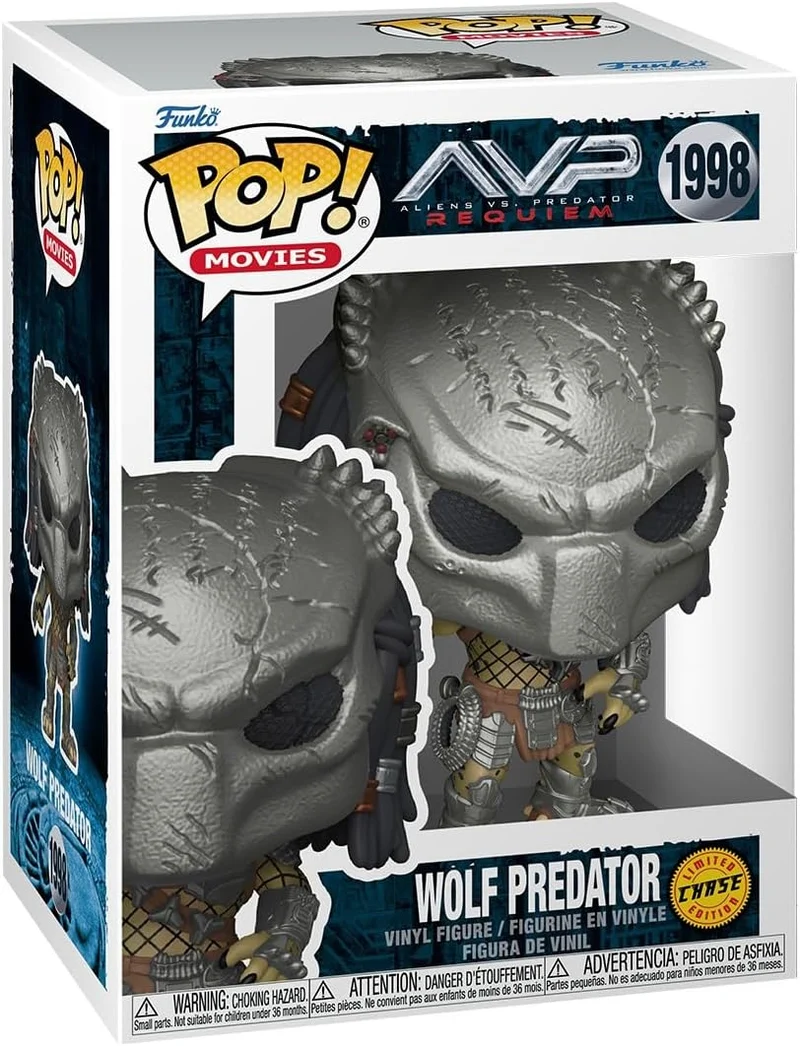 Funko POP! Movies: Aliens vs. Predator Requiem - Wolf Predator - chance-1998