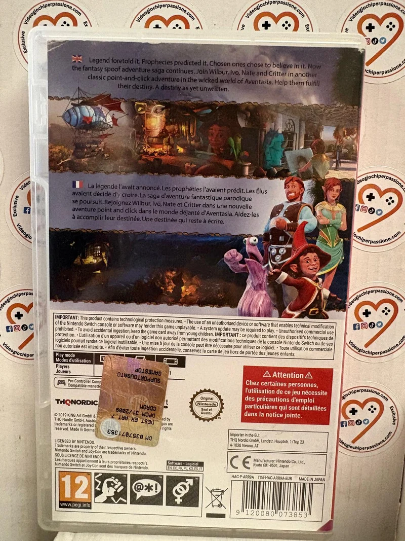 The Book of Unwritten Tales 2 Nintendo Switch (versione europea)(usato garantito)