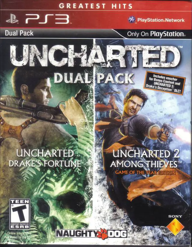 Uncharted & Uncharted 2 Dual Pack - Sony PlayStation 3 (PS3)