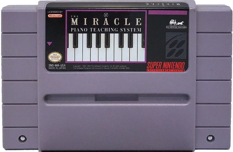 Miracle Piano - (Game Only) (Super Nintendo)