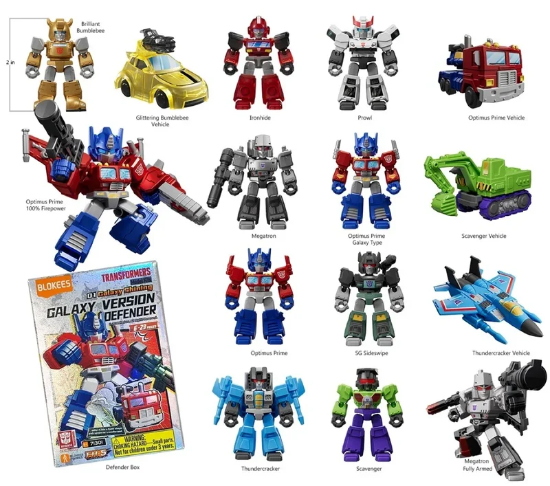 Blokees: Transformers Blind Box - Defender Version 01 Shining