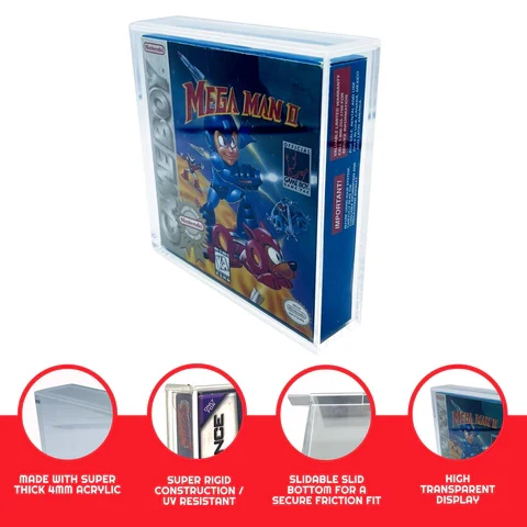 Acrylic Video Game Box Protector Nintendo Game Boy & GBA