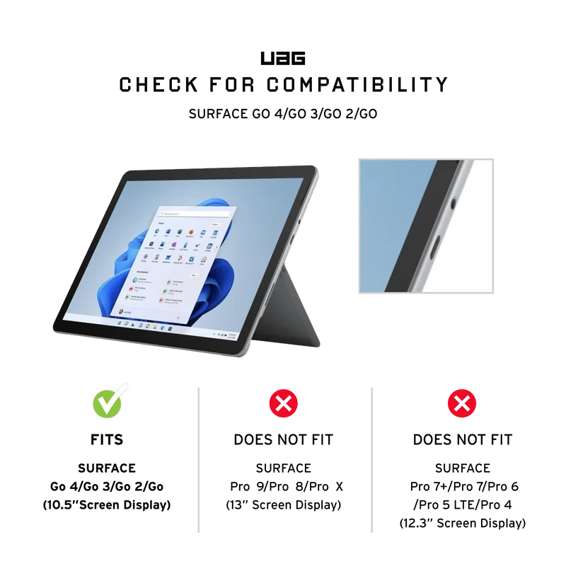 Plasma Series Case for Microsoft Surface Go 3