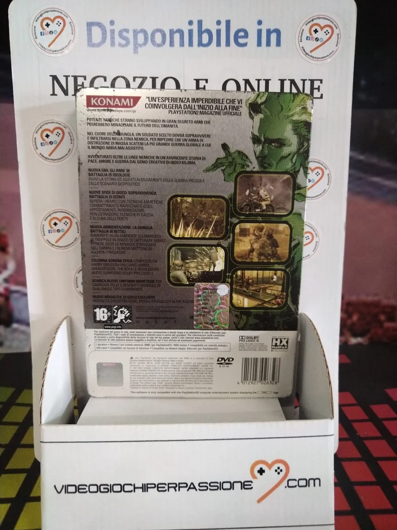 Metal Gear Solid 3 Snake Eater Limited Edition Playstation 2 (usato garantito)(ver. italiana)